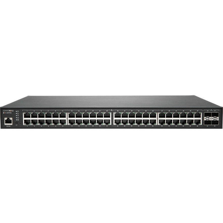 SonicWALL 02-SSC-2466 48 Port Gig PoE Switch 4 SFP P