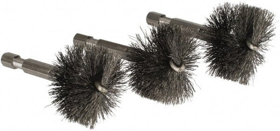Fitting Brush Set, 1-1/4" Width, 6.5" Length, Compatible with 122 Cutting Machine, PK3