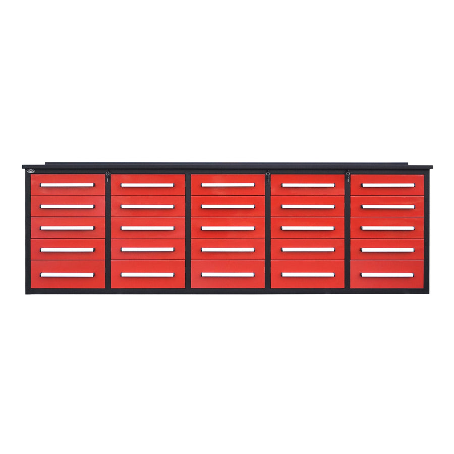 10 ft Heavy Duty Workbench with 25 Drawers
