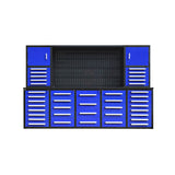 10ft Workbench Cabinet(40 Drawers, 2 Cabinets & 1 Pegboard)