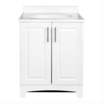 24" WHT Combo Vanity