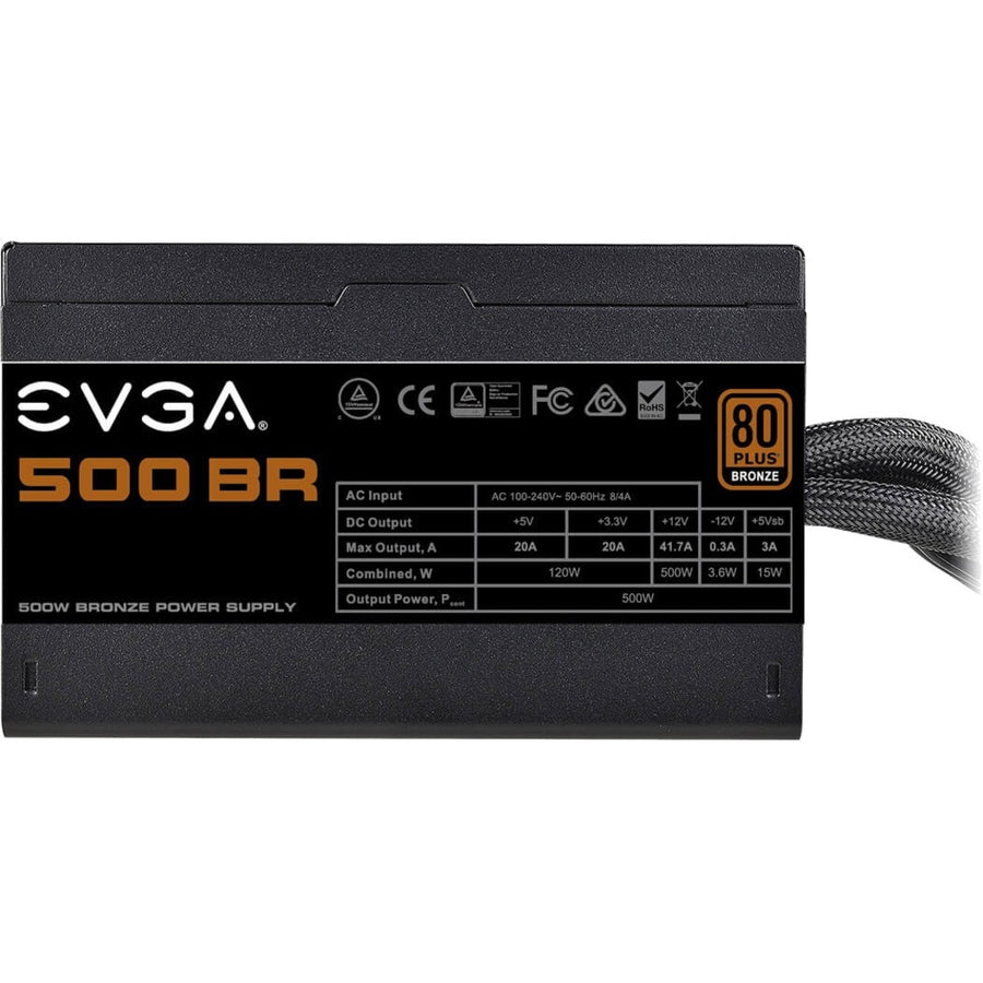 EVGA 100-BR-0500-K1 Evga 500 Br 80 Bronze 500W