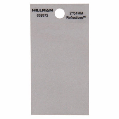 2" BLK Blank Adhesive