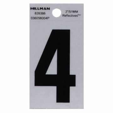 Hillman Fasteners 839386 2" BLK #4 Adhesive