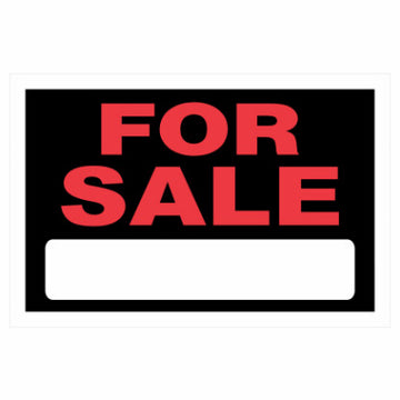 8x12 BLK/RED Sale Sign