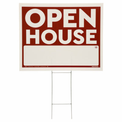 20x24RED/WHT House Sign