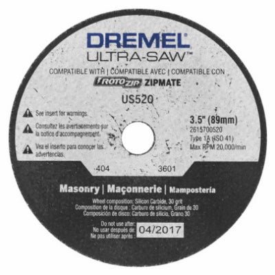 DREMEL MFG CO US520-01 MAS Cutting Wheel