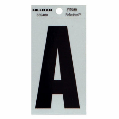 Hillman Fasteners 839480 3" BLK A Thin Adhesive
