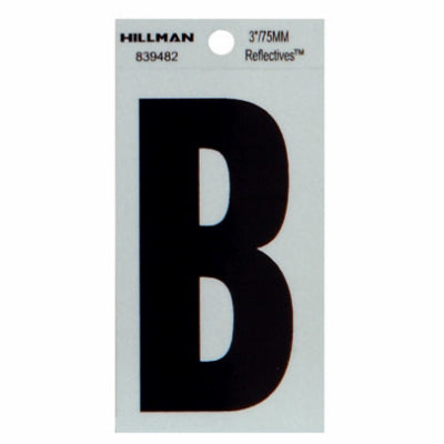 3" BLK B Thin Adhesive