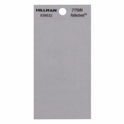 3" Blank Thin Adhesive