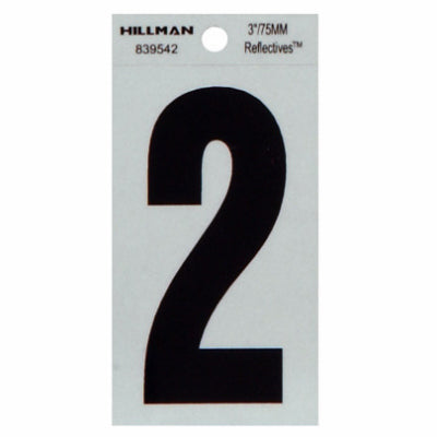 3" BLK 2 Thin Adhesive