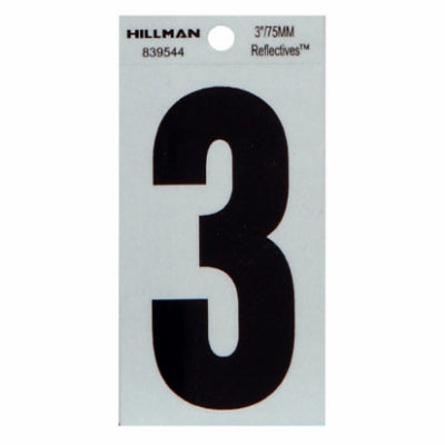 Hillman Fasteners 839544 3" BLK 3 Thin Adhesive