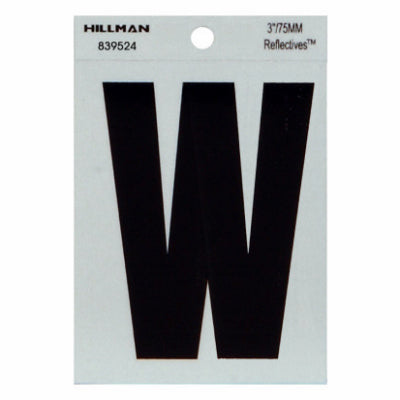 3" BLK W Thin Adhesive