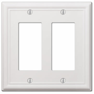 2R WHT Wall Plate