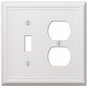 1T1D WHT Wall Plate