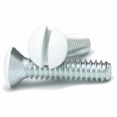 Amertac-Westek PSW 10PK WHT WallPlat Screw