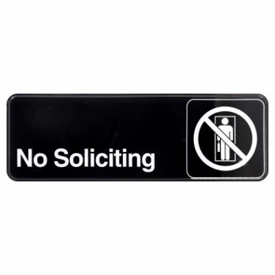 Hillman Fasteners 848635 3x9 No Solicit Sign
