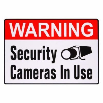 4x6 Security Cam Sign