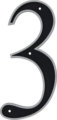 Hillman Fasteners 844813 6" BLK Plas Refl 3