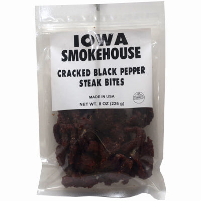 8OZ BLK Pep Steak Bites
