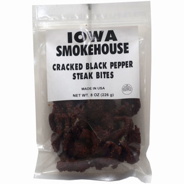 8OZ BLK Pep Steak Bites