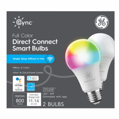 GE 2PK 9.5W Smart Bulb