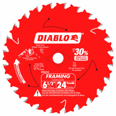 FREUD D0624X3 3PK 6-1/2"x24 T Blade