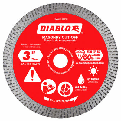 FREUD DMADC0300 3" Con Rim Cut Off Disc