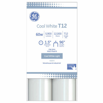 GE 2PK 60W T12 Flu Tube