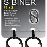 NITE IZE INC SB1-2PK-01 2PK BLK S-Biner Clip