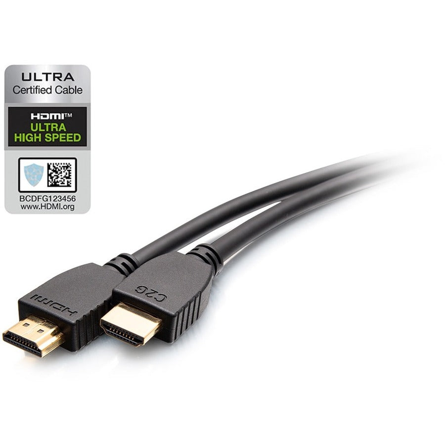 C2G C2G10411 C2G 6ft 8K HDMI Cable w ETH