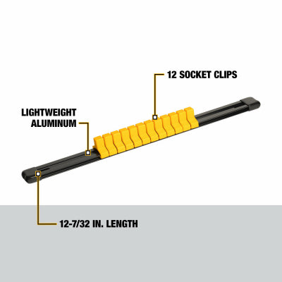 3/8" DR Sock Clip Rail