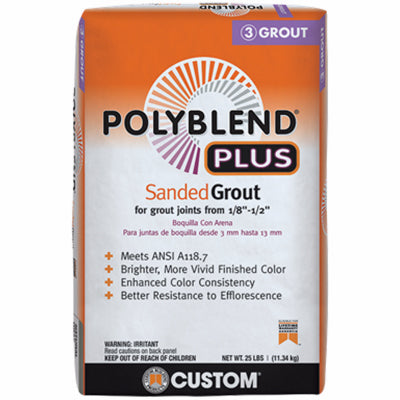 Custom Bldg Products PBPG16525 25LB Del GRY Sand Grout