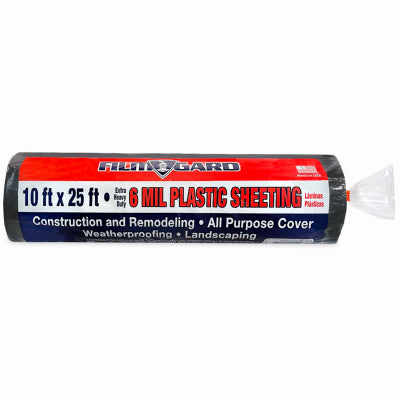 10x25 6Mil BLK Sheeting