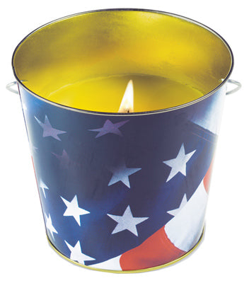 Lamplight Farms 1412122 16OZ MTL Flag Bucket