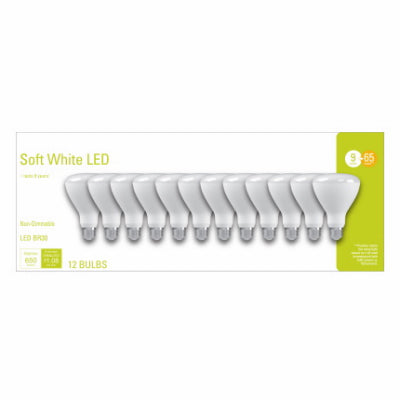 GE 12PK 9W BR30 Bulb