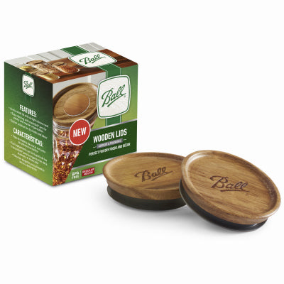 Rubbermaid Inc/Jarden 2141327 Ball 3PK Wooden Lids