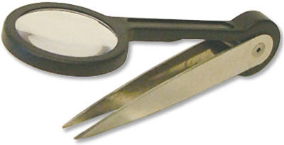 HY-KO PROD CO KB341-BKT 30PC Tweezers/Magn Lens
