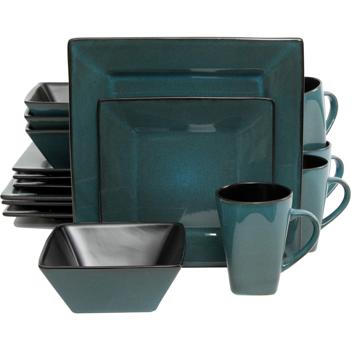 Gibson 107276.16 GE Kiesling Dinnerware Blue 16
