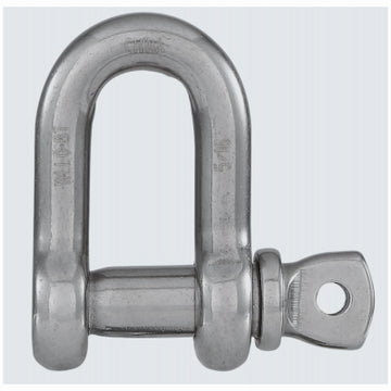 National Mfg/Spectrum Brands Hhi N100-354 1/4" SS D Shackle
