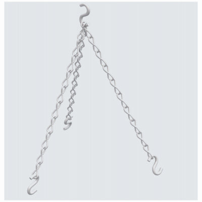 18" WHT Plant Chain