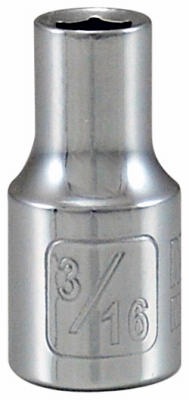 MM1/4DR 3/16 6PT Socket