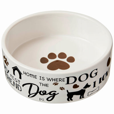 Ethical Products Inc 54697 5" I Love Dogs Dish