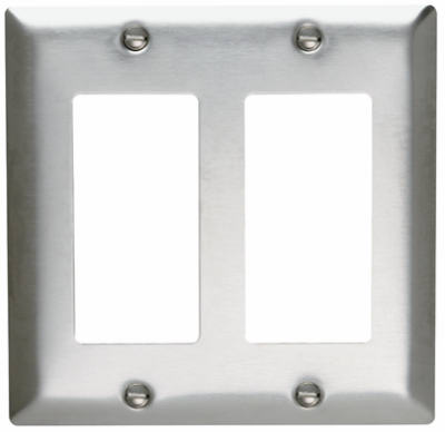 2G SS Decor Wall Plate