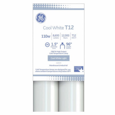 GE 2PK 110W T12 Bulb