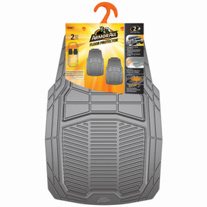 2PC GRY Rub HD FLR Mat