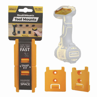 TM-DW18-YLW-4 4PK DW20 YEL Tool Mount