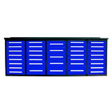10ft Workbench Storage Cabinet with 35 Drawers
