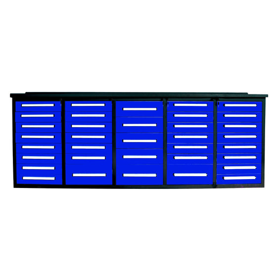 10ft Workbench Storage Cabinet with 35 Drawers