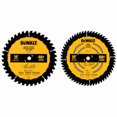 10" 40/60 Saw Blade, 2/Pack